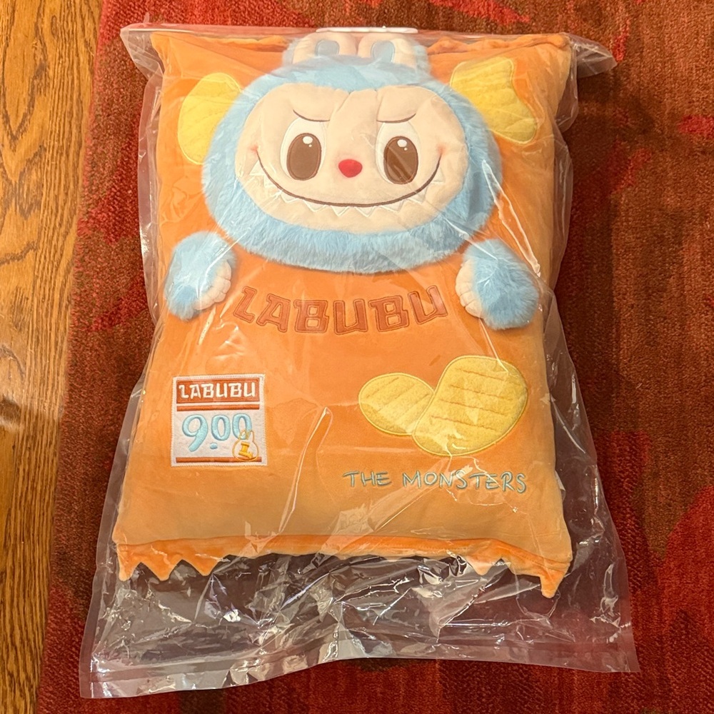 The Monsters Orange and Blue Plush Toy